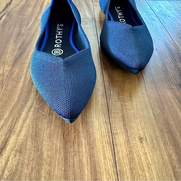 Rothy’s The Point Navy Blue Flat Size: 6.5 - Picture 2 of 6